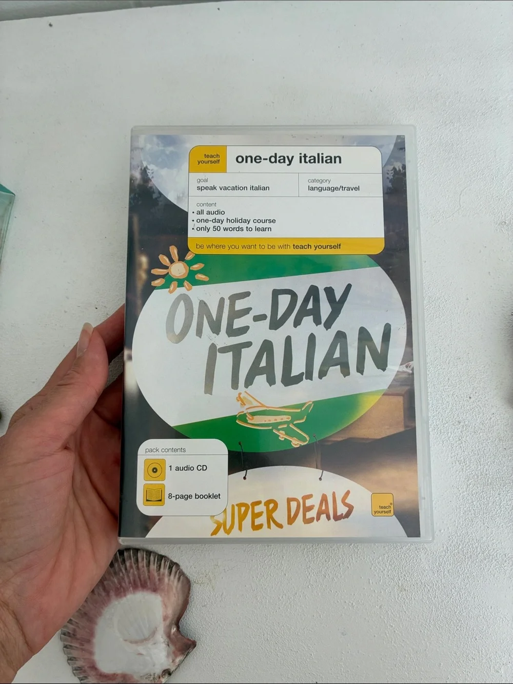 Set of three Italian language learning resources shown - bundles & offers - YES